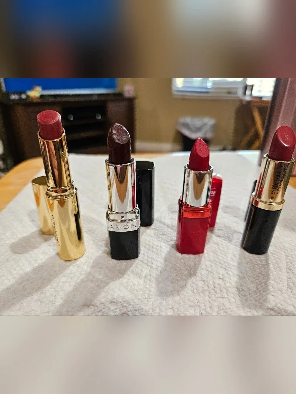 Various Brands, Includes Estee Lauder, Laura  Geller, And Avon, Lipstick Quartet